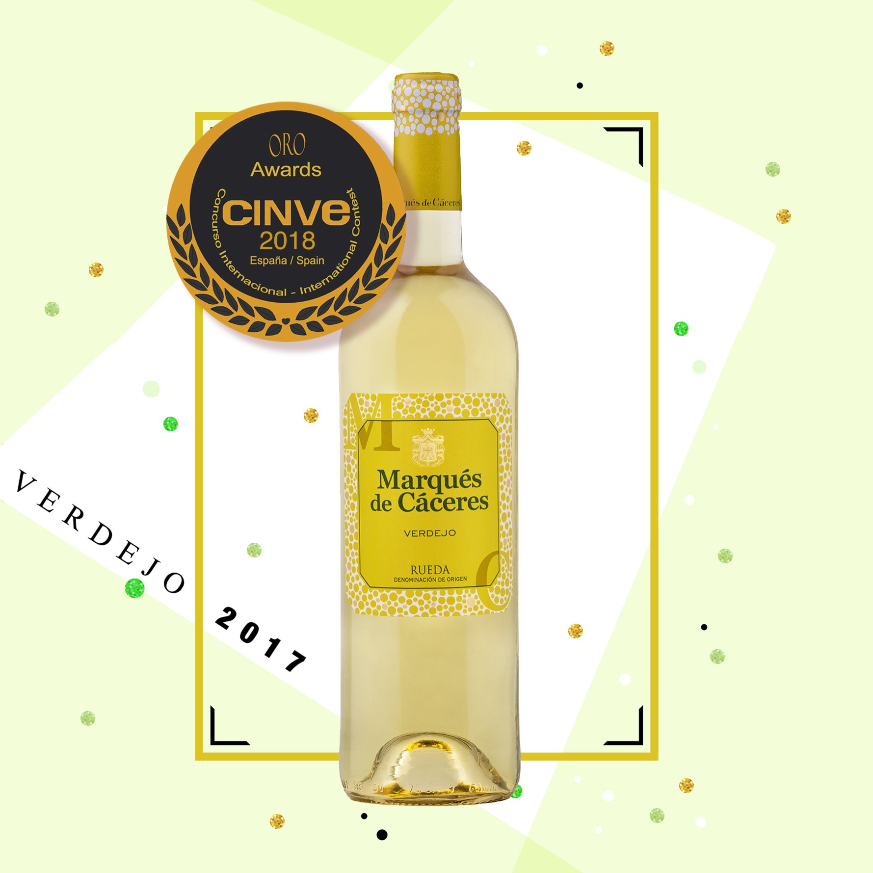CINVE 2018. Medalla de Oro - Verdejo 2017