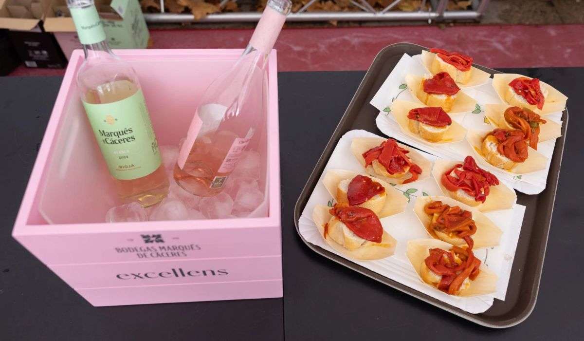 Bodegas Marques de Caceres en la terraza de San mateo 2025