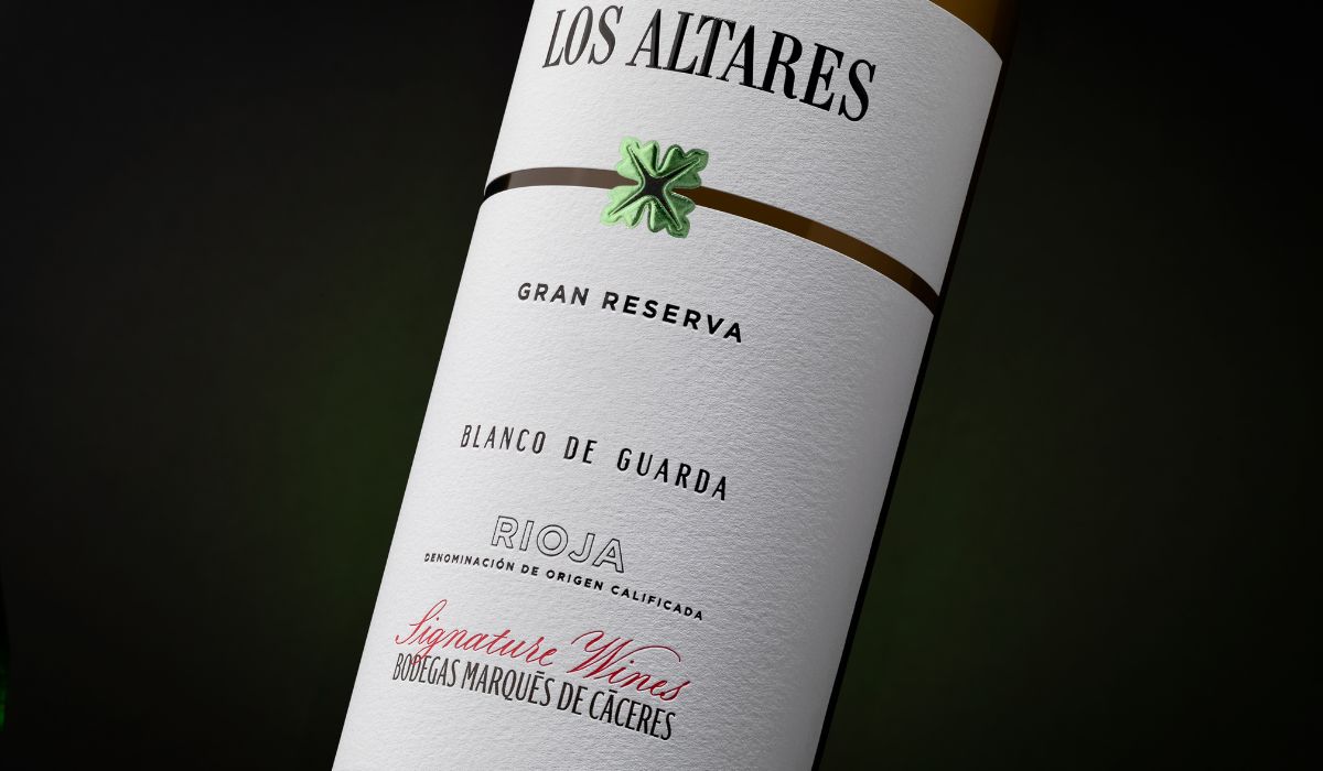 los altares primer gran reserva blanco de bodegas marques de caceres